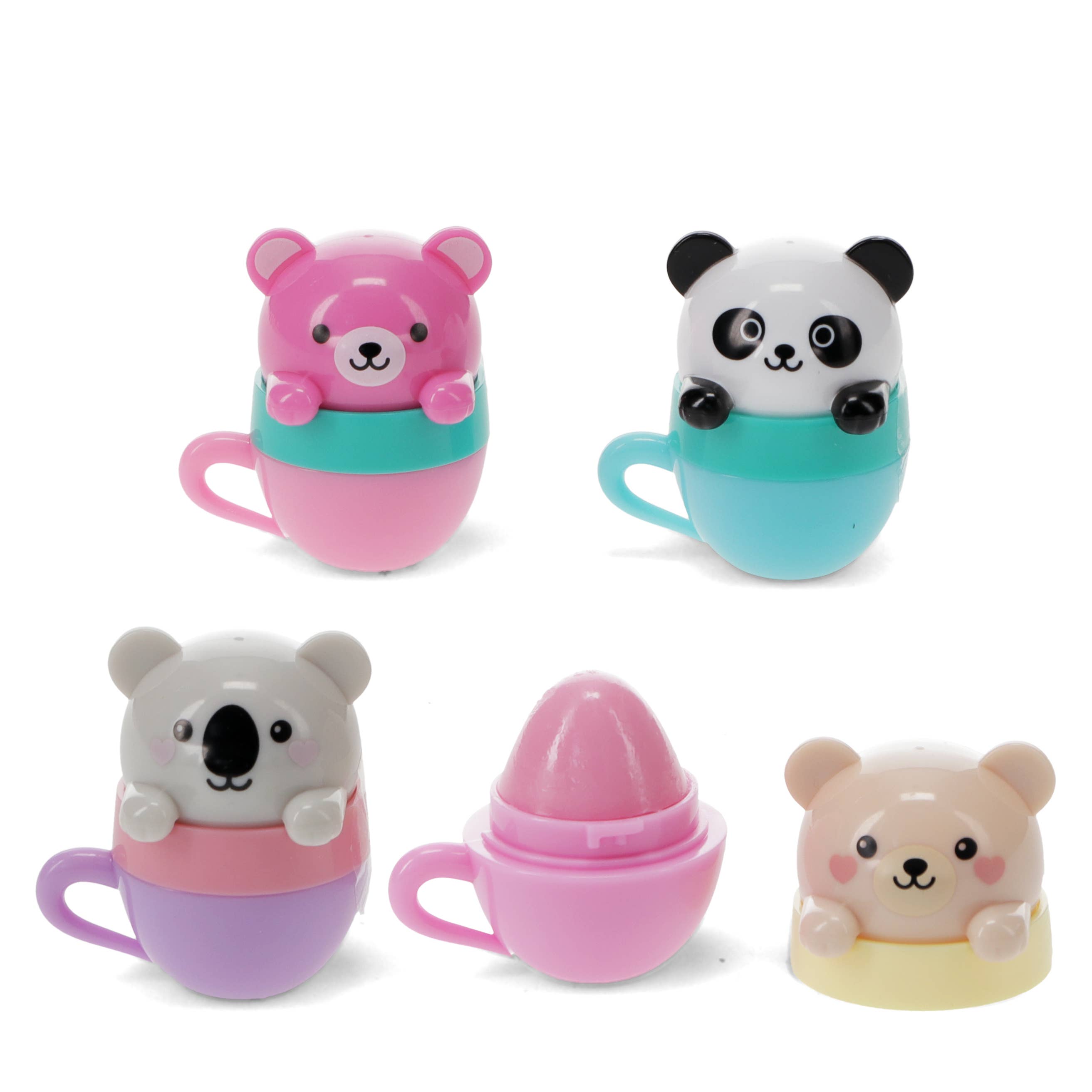 Mini Berry Scented Lip Balm (Assorted) - Teacup Animal Friends