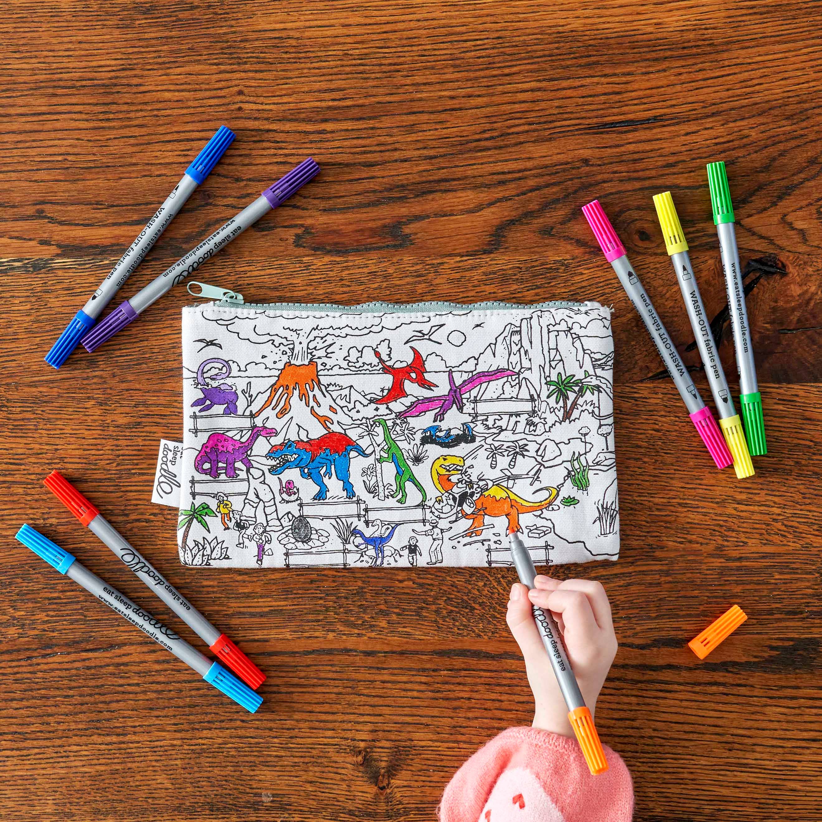Kids Craft Kit - Dinosaur Pencil Case