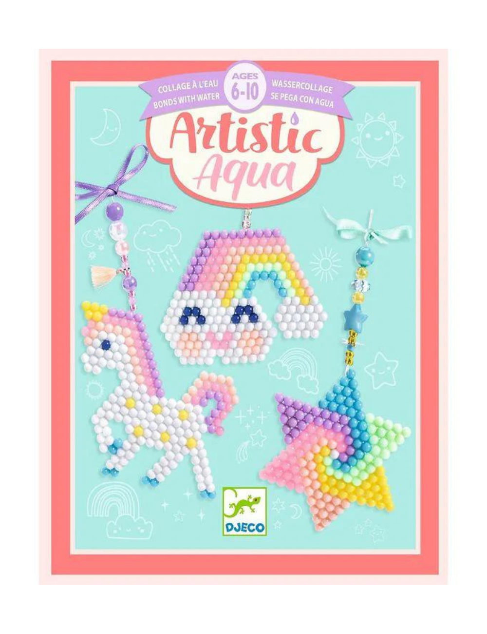 Artistic Aqua- Rainbow