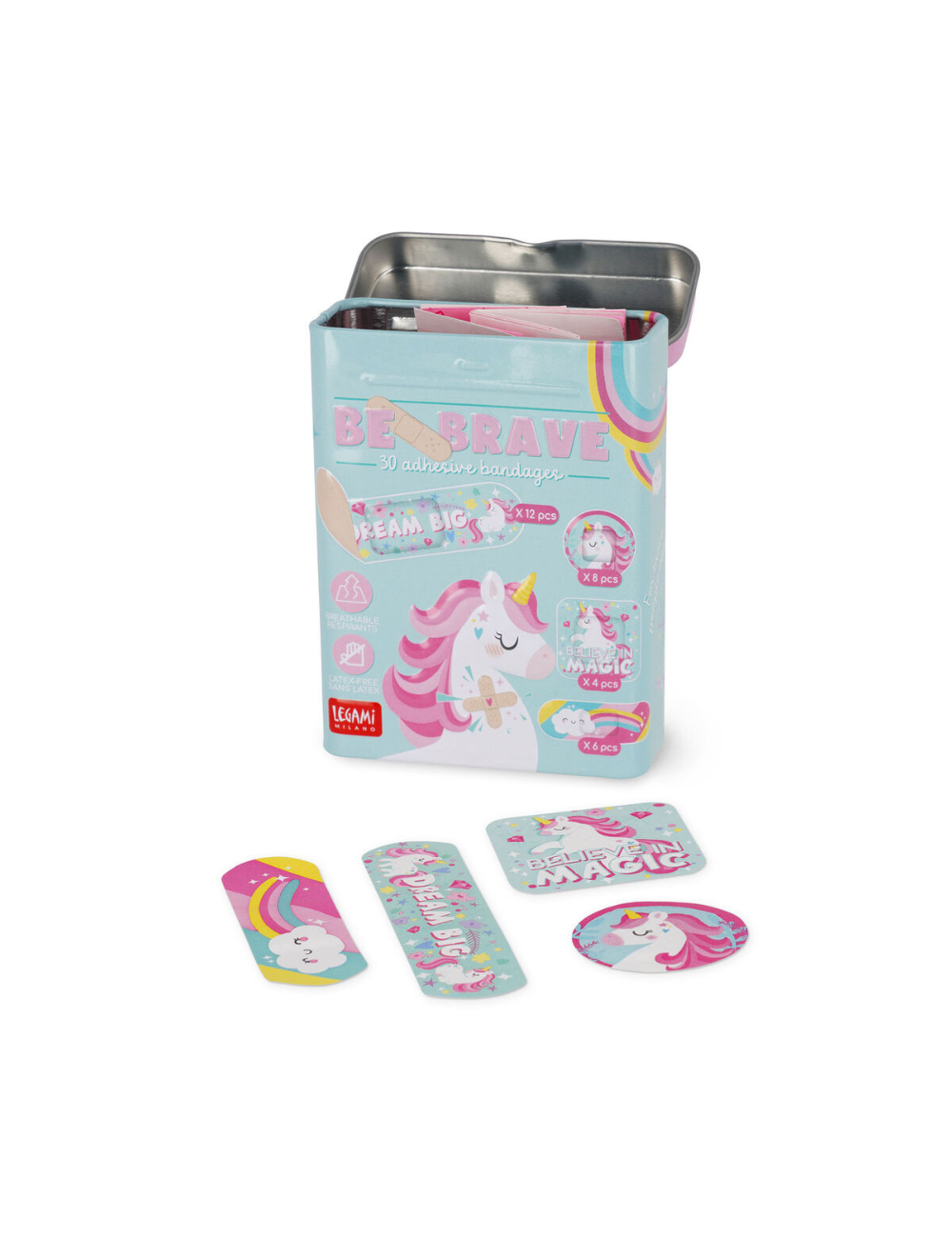 30 Printed Plasters - Unicorn