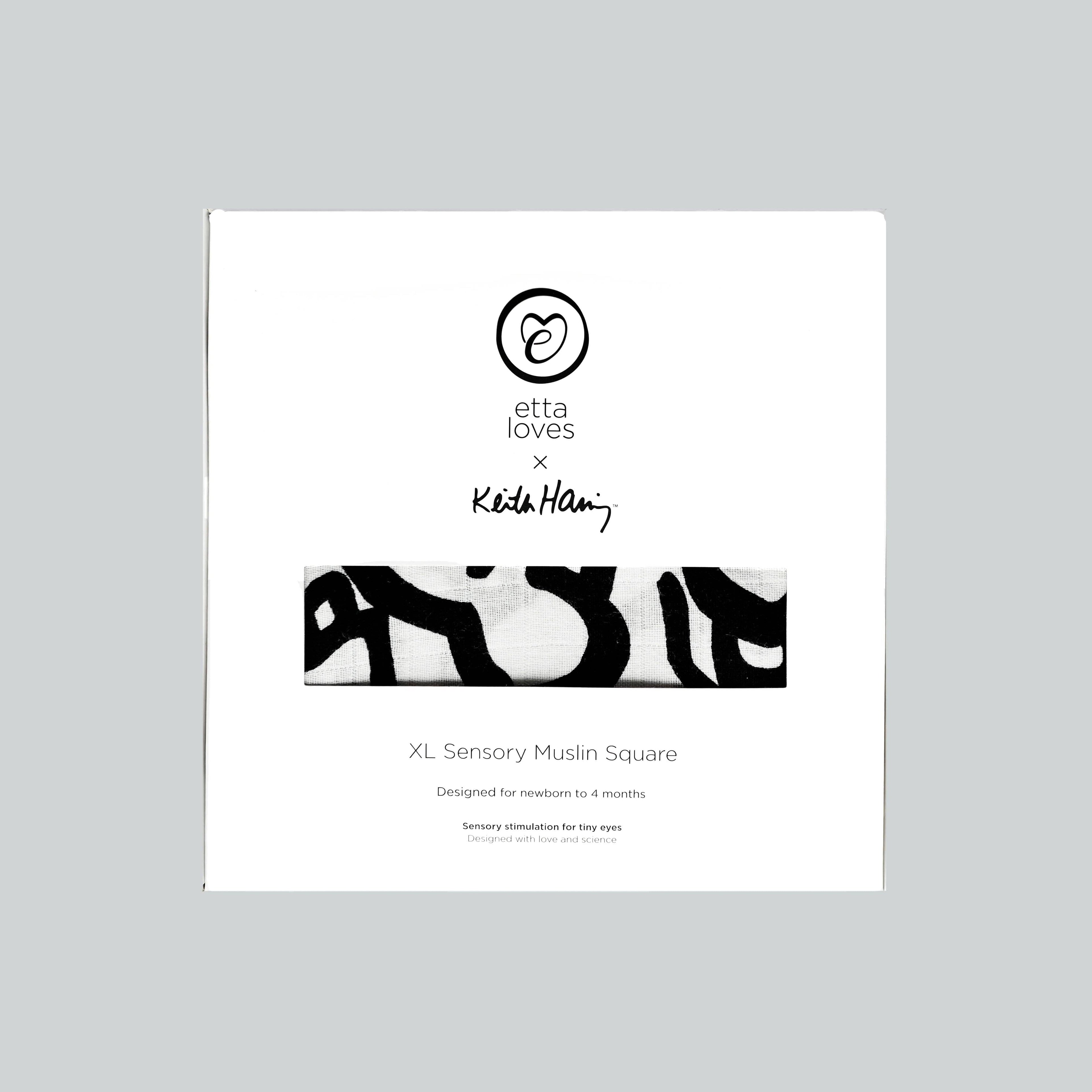 Etta Loves x Keith Haring Sensory Muslin