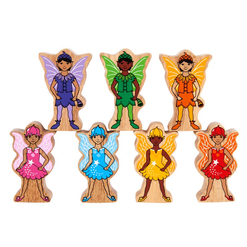 Rainbow Fairies - Handmade Fair Trade Wooden Kids Toy