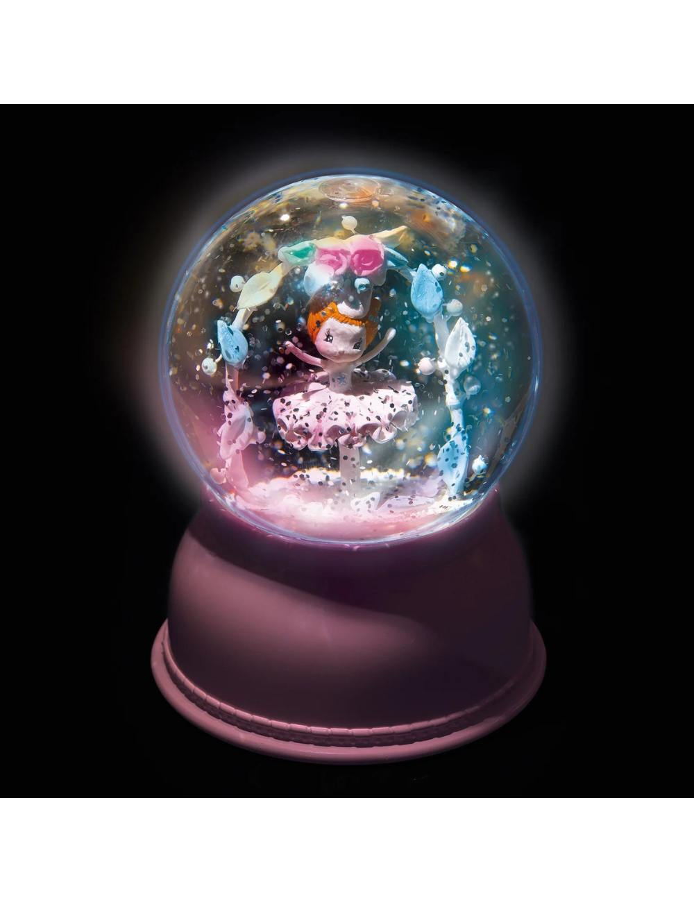 Djeco Ballerina Night Light Snow Globe