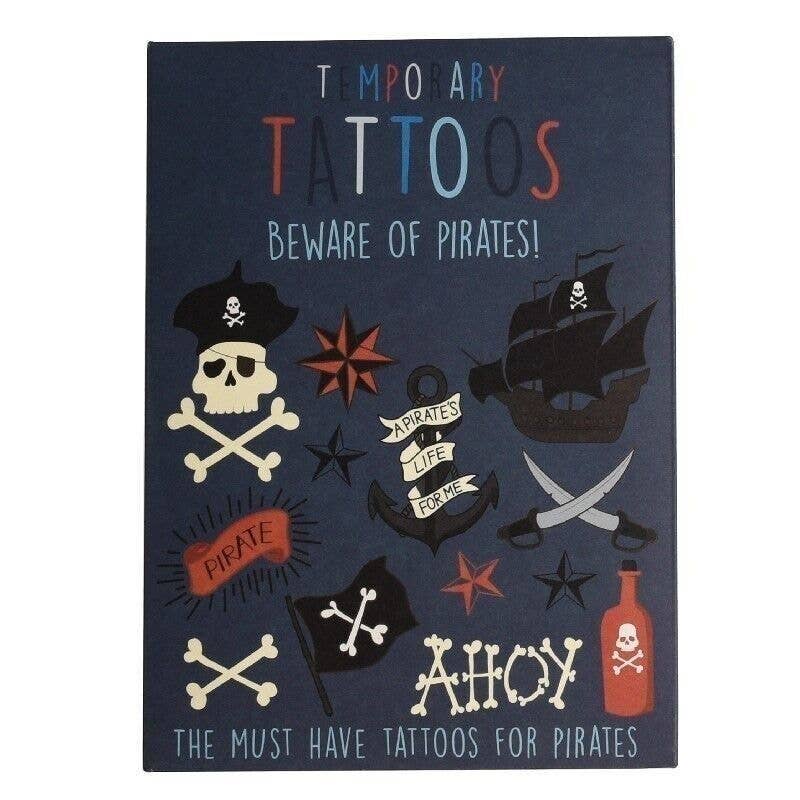 Temporary Tattoos - Beware of The Pirates