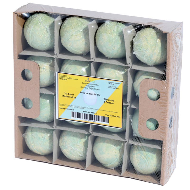 Peppermint and Tea Tree Bath Bombs