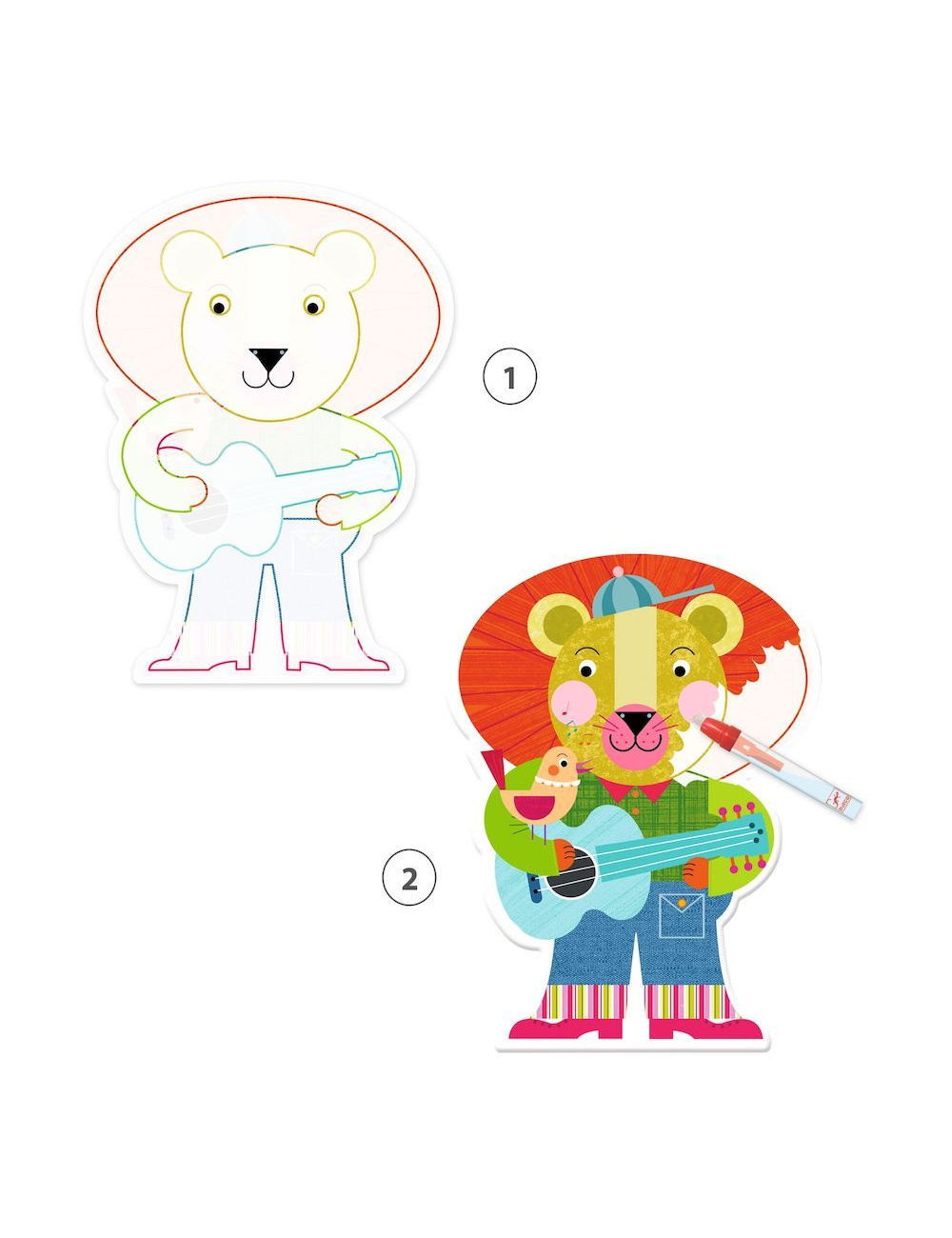 Djeco Magic Colouring - Animals