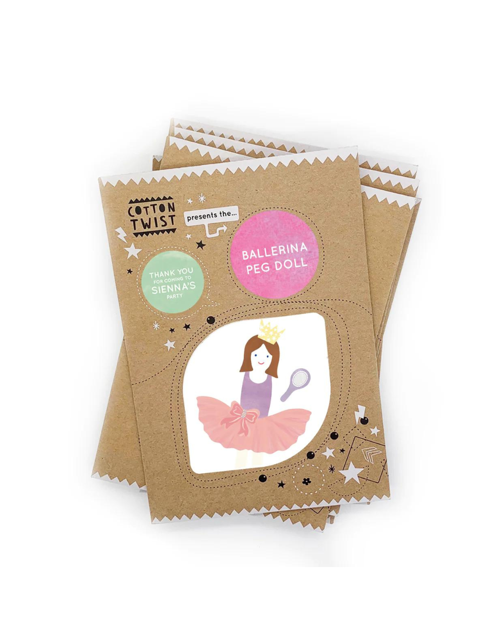 Make Your Own Ballerina Peg Doll