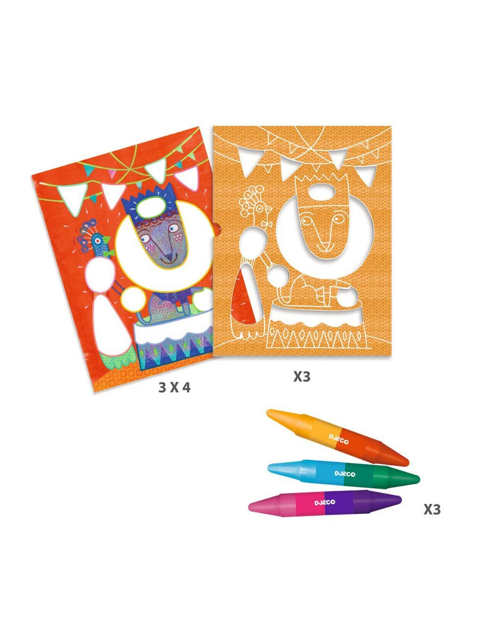 Djeco Tightrope Colouring 18m+