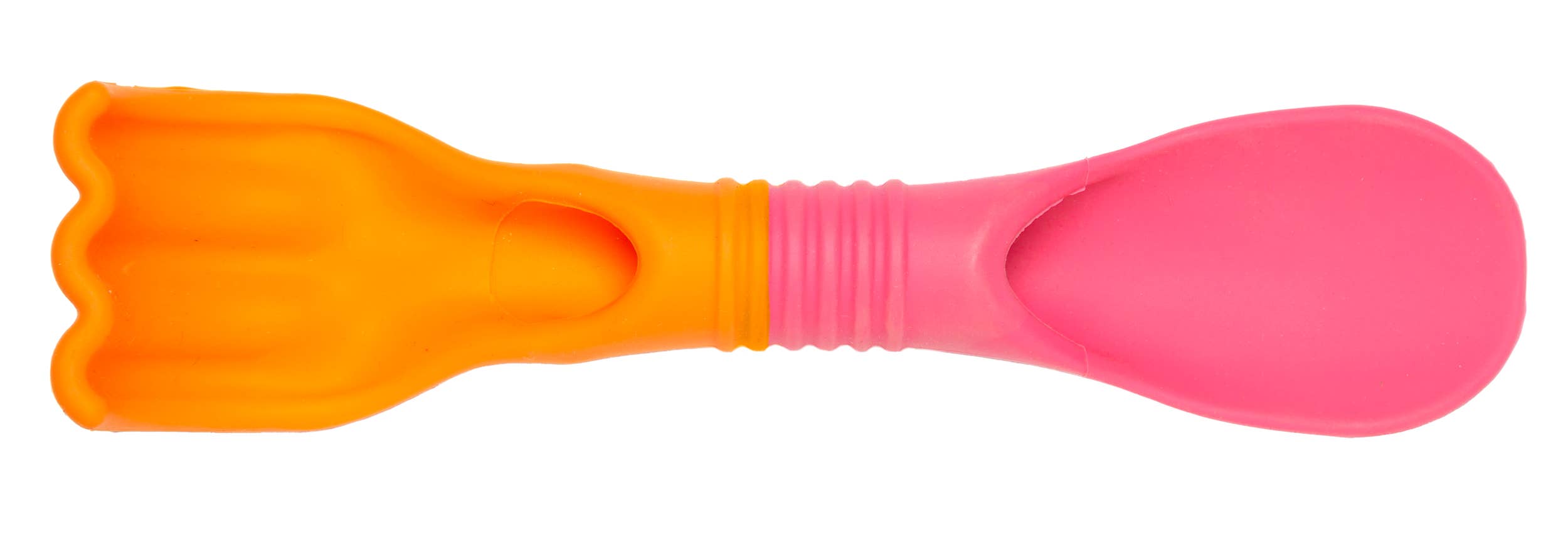 Scrunch Double Digger: Flamingo Pink/Pumpkin