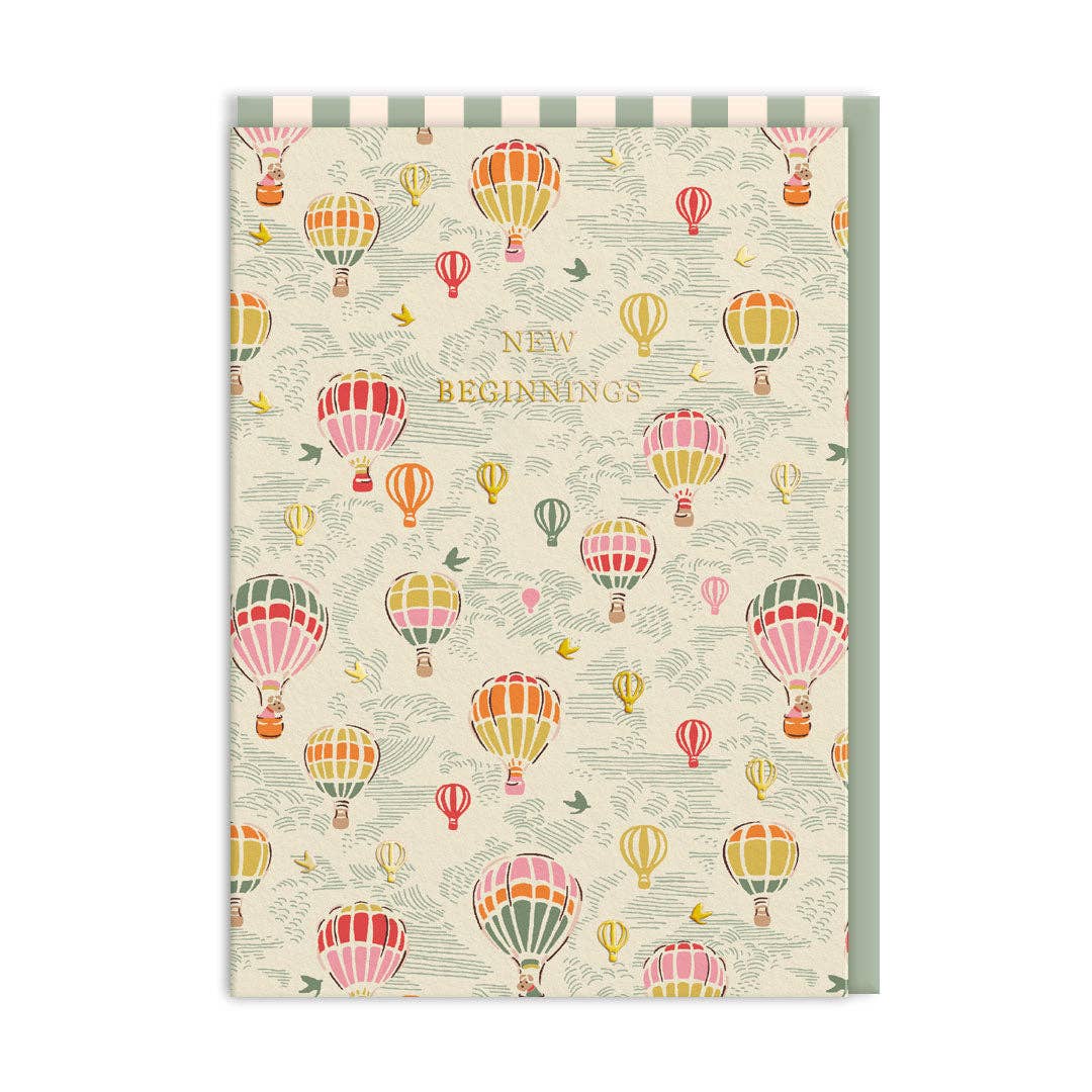Cath Kidston Balloons New Beginnings Greeting Card (11532)