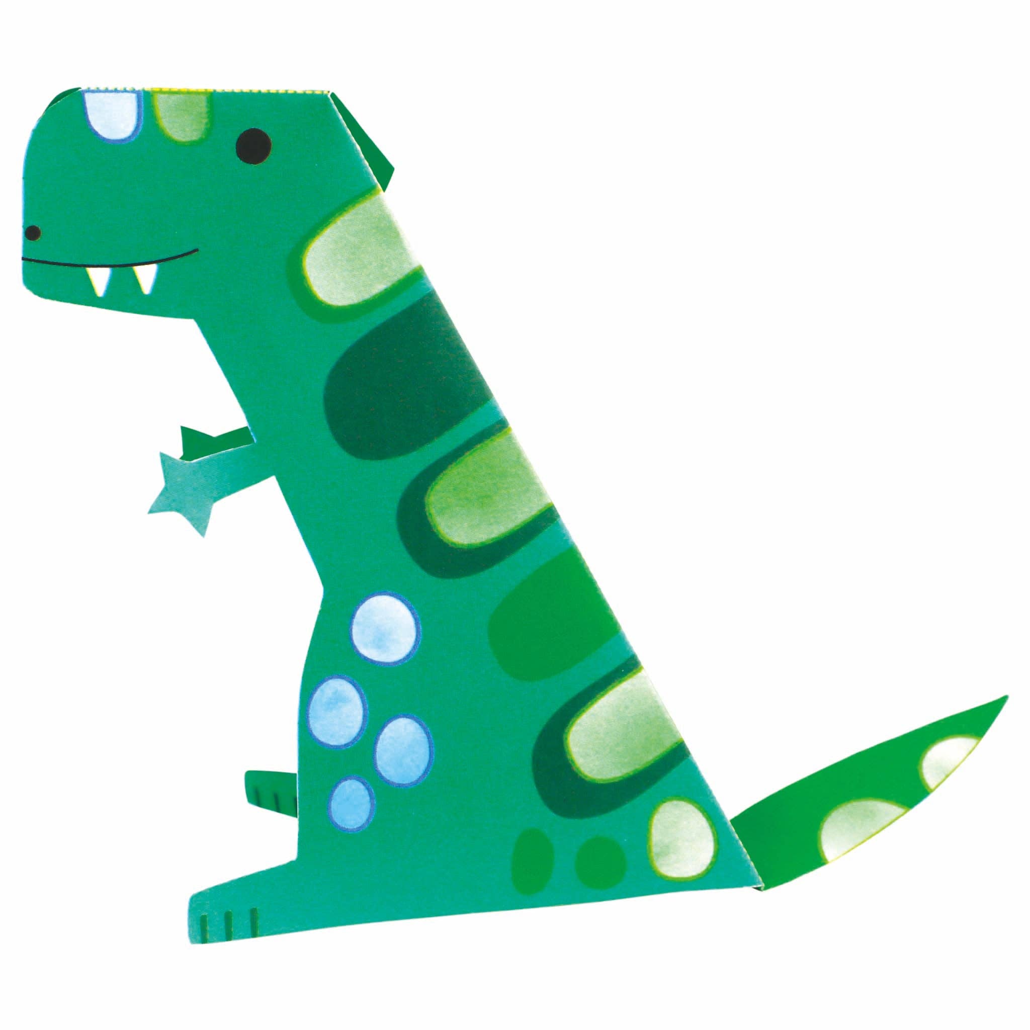 Watercolour Painting & Origami Dino