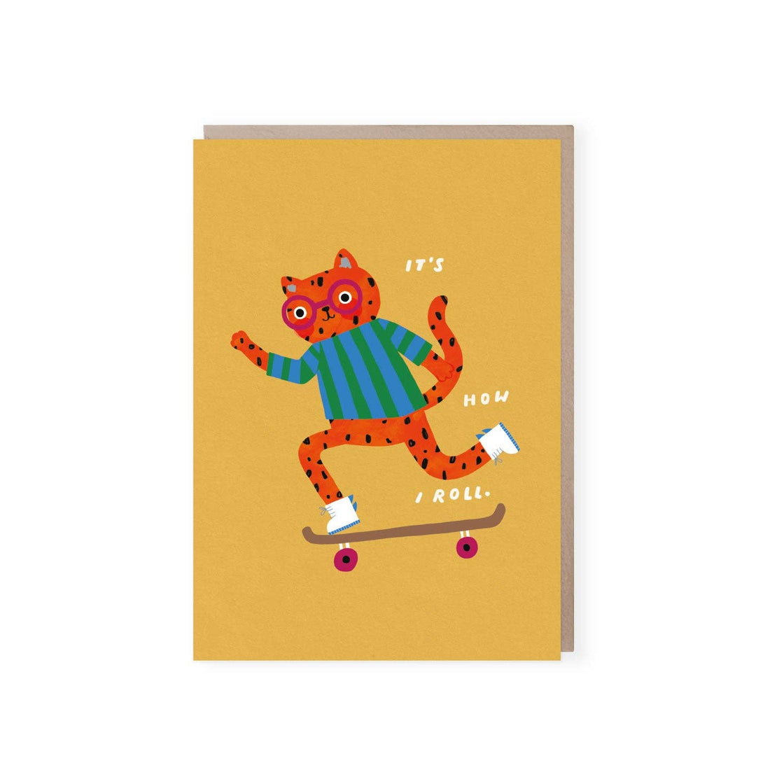 Leopard Card | Animal Birthday Card | Cool Greeting Card