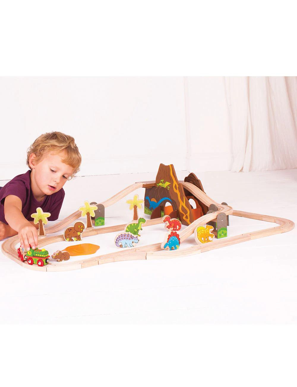 Dinosaur Railway Set