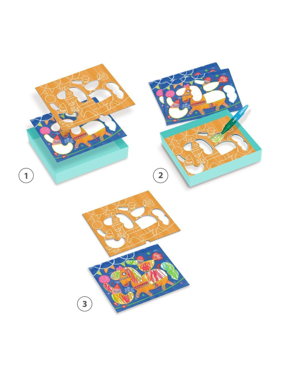 Djeco Tightrope Colouring 18m+