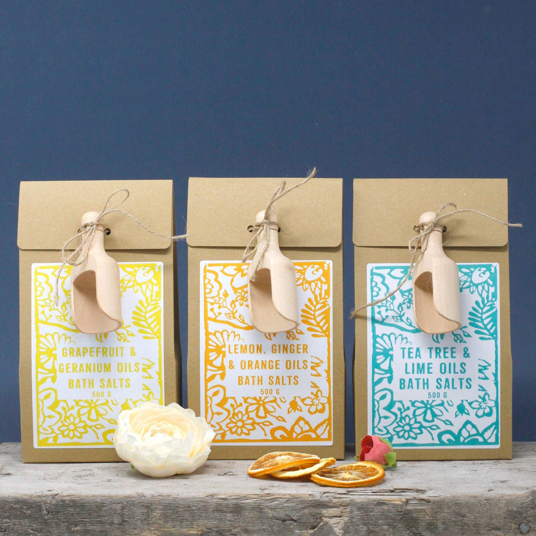 500g Himalayan Bath Salts - Grapefruit & Geranium