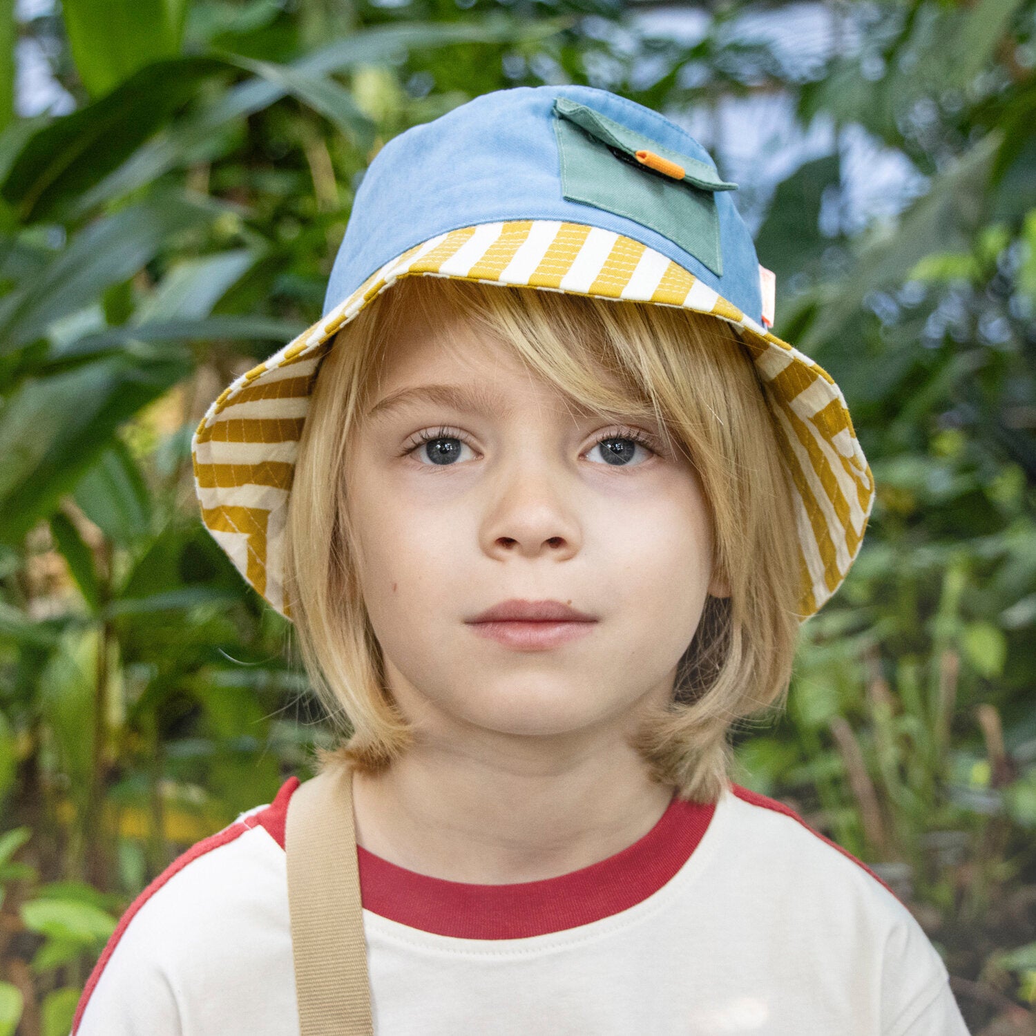 Colour Block Sun Hat 3-6 Years