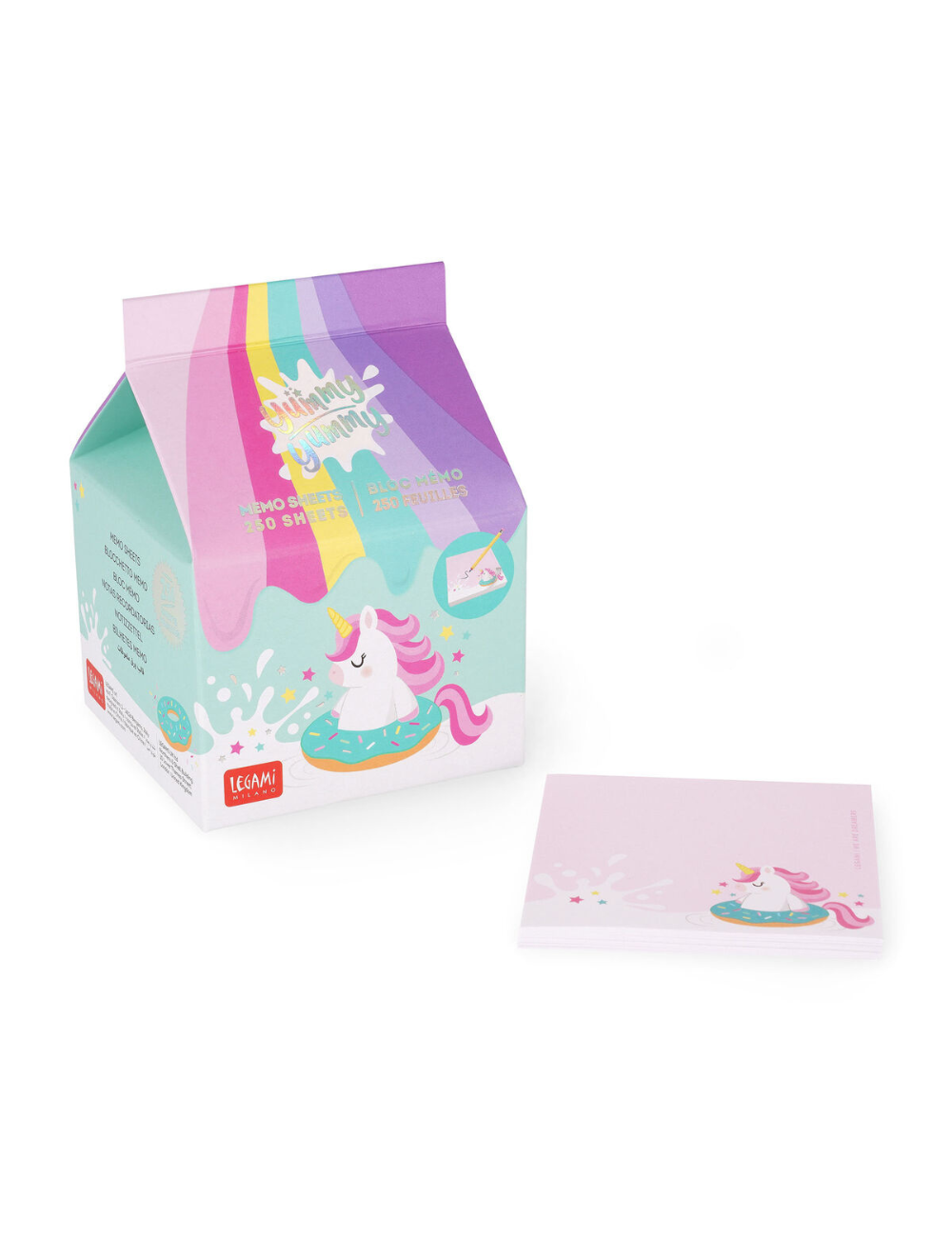 Legami Yummy Yummy - Memo Pad - Unicorn