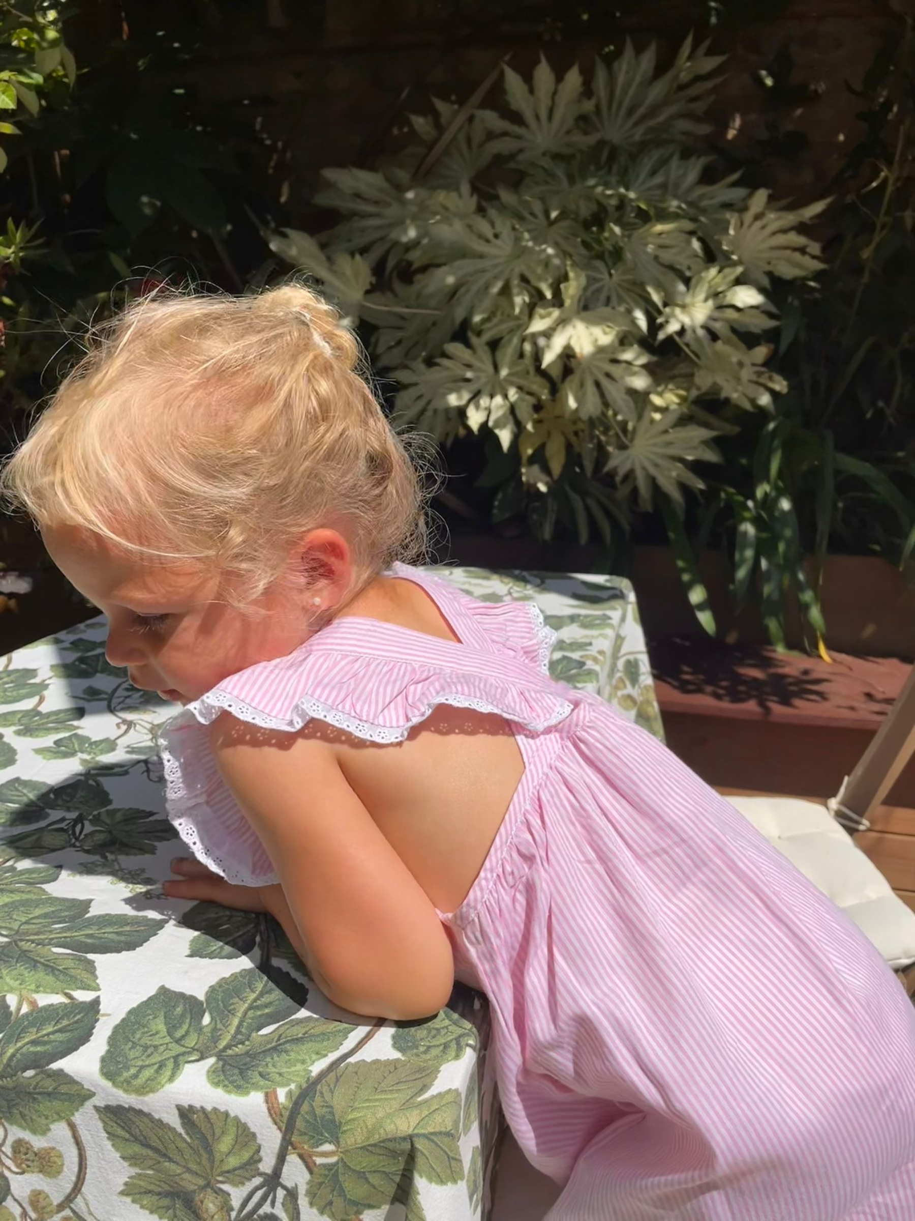 Tilly Pink Striped Sundress or Pinafore: 2-3T