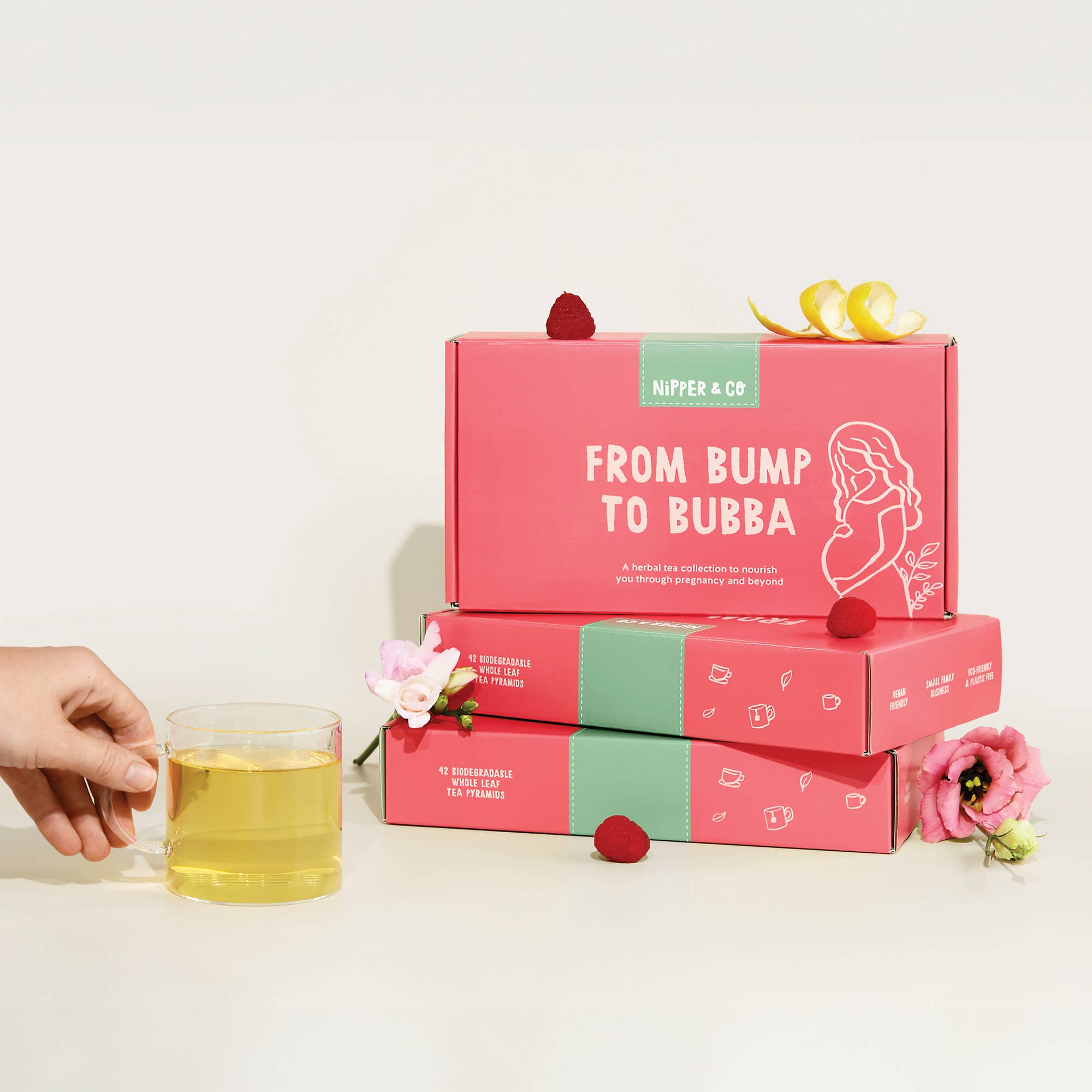 Baby Shower Gift Tea Box, Maternity Gift,Bump To Bubba
