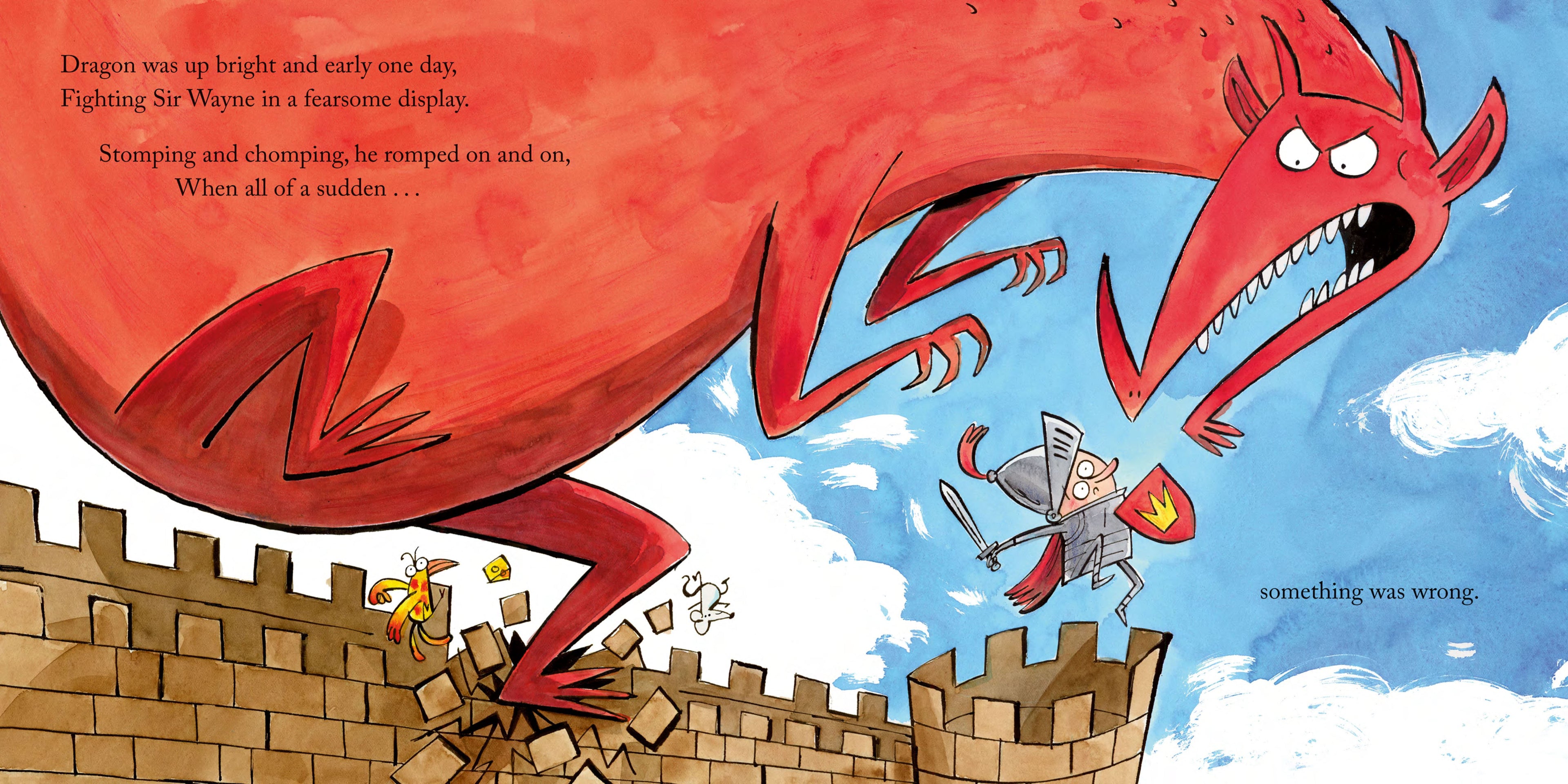 Dragon with the Blazing Bottom