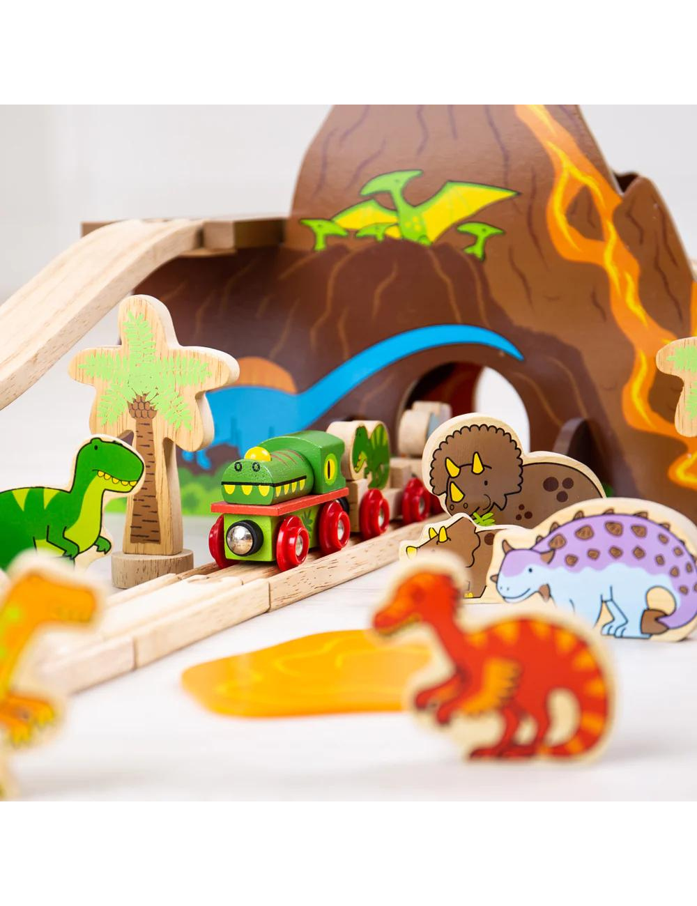 Dinosaur Railway Set