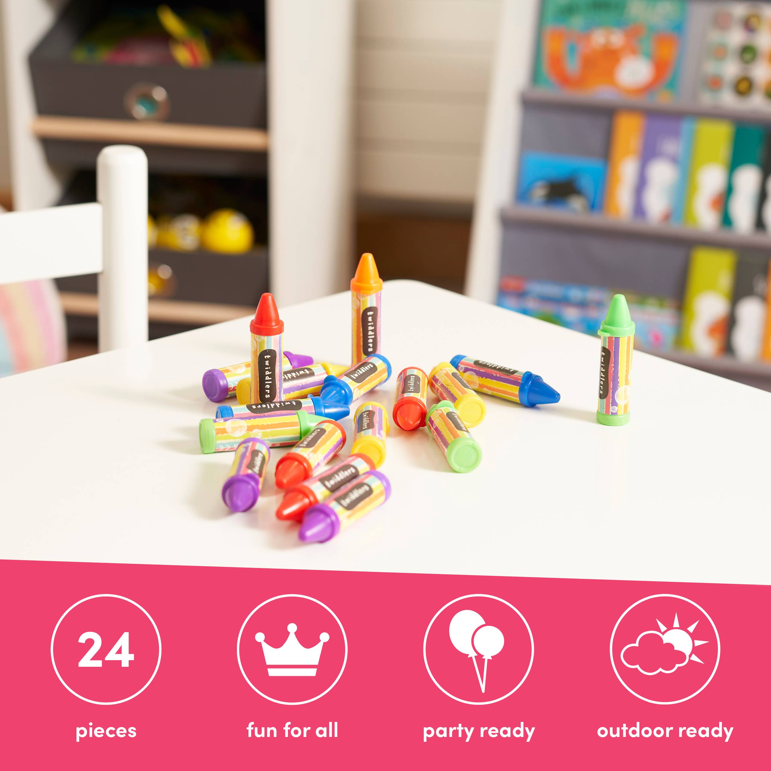 Bubble Wands, Crayon Shaped