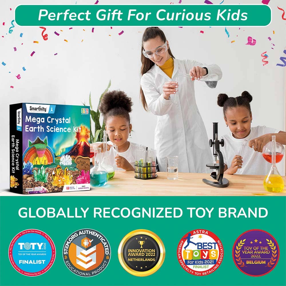 Smartivity Mega Crystal Earth Science Kit