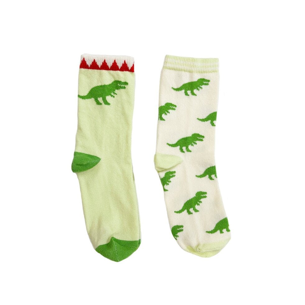 T-Rex 2 Pack Socks 9-12 Jnr