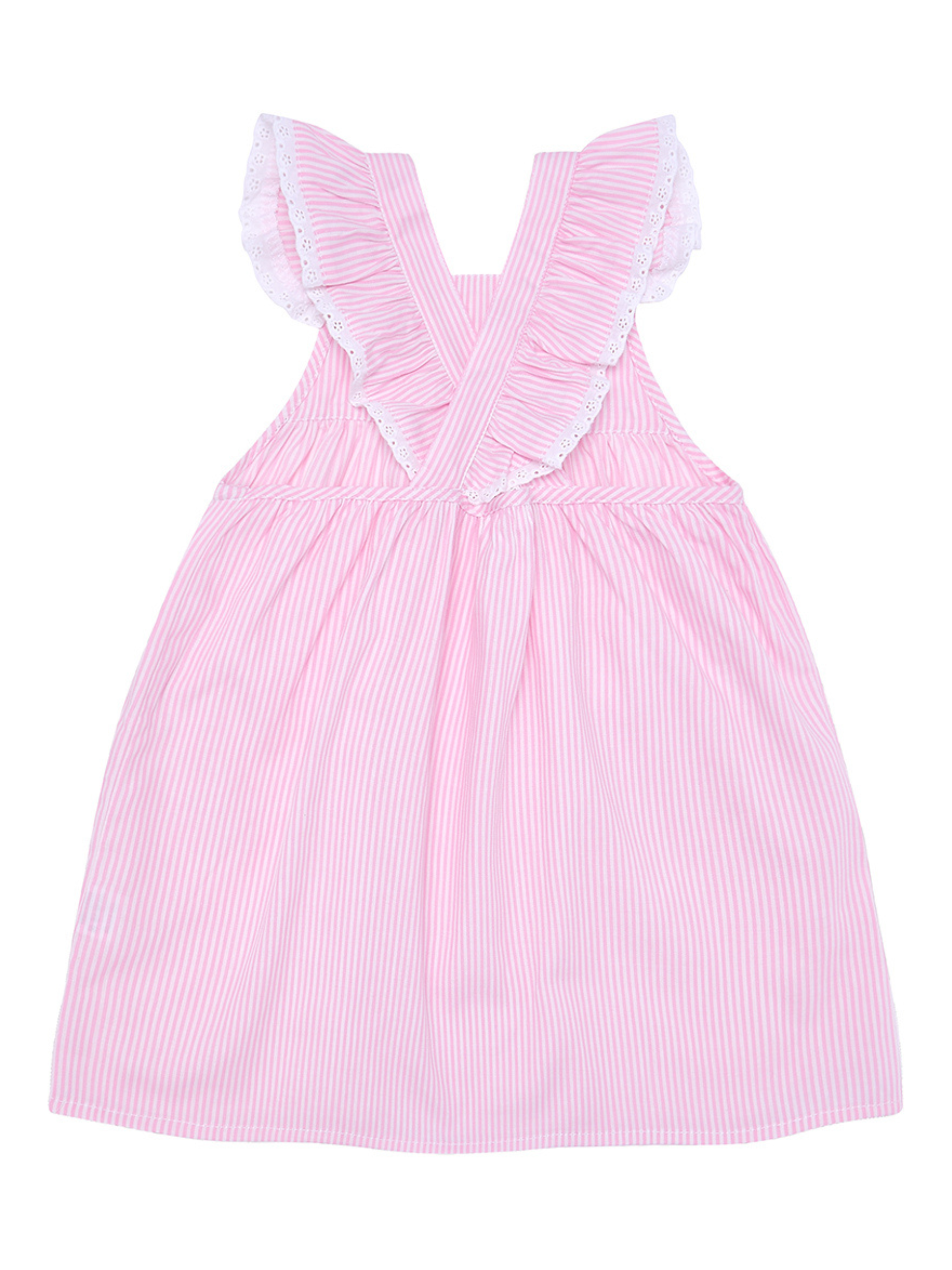 Tilly Pink Striped Sundress or Pinafore: 2-3T