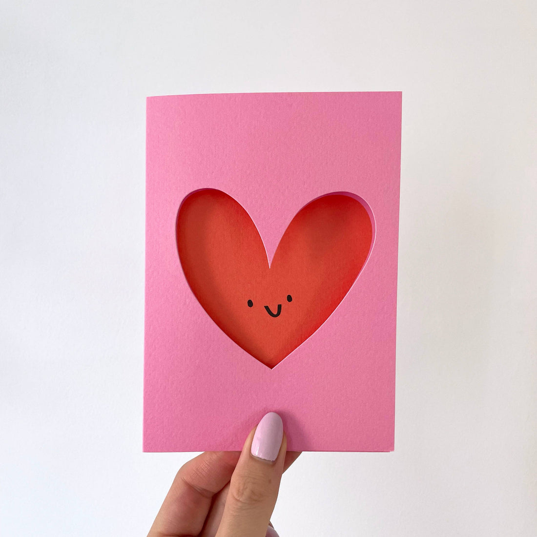 Love Heart - Die Cut Cards
