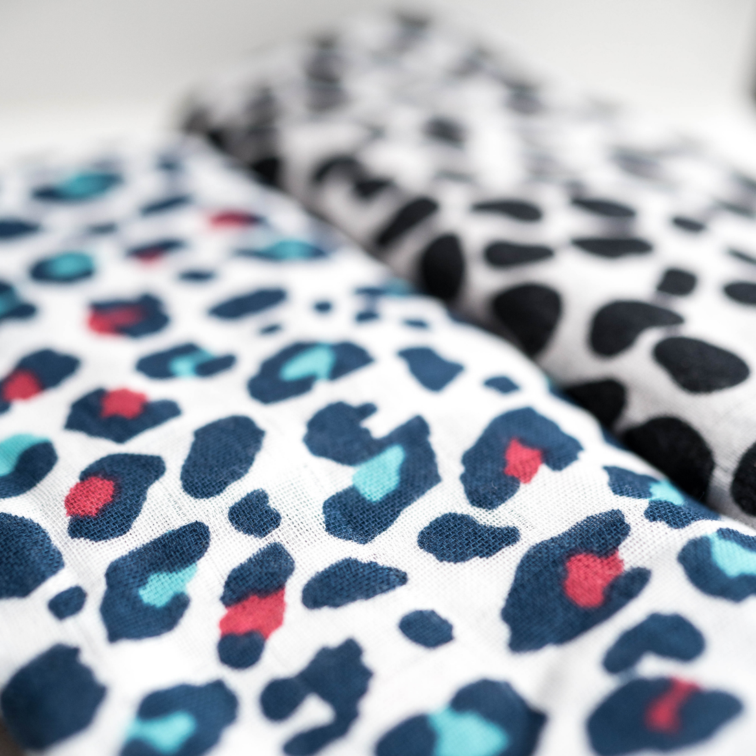 Animal Print Sensory Muslin 2 Pack