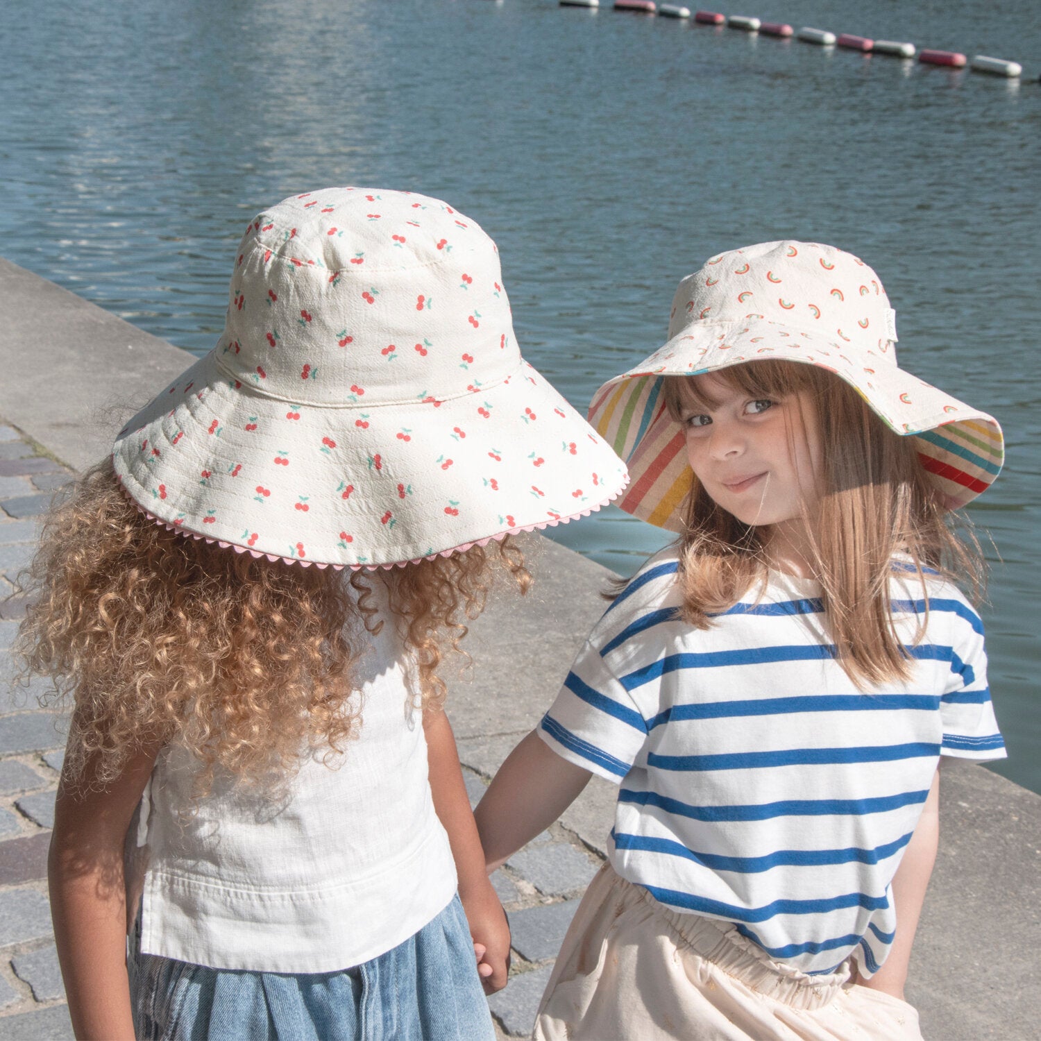 Very Cherry Reversible Sun Hat 3-6 Years