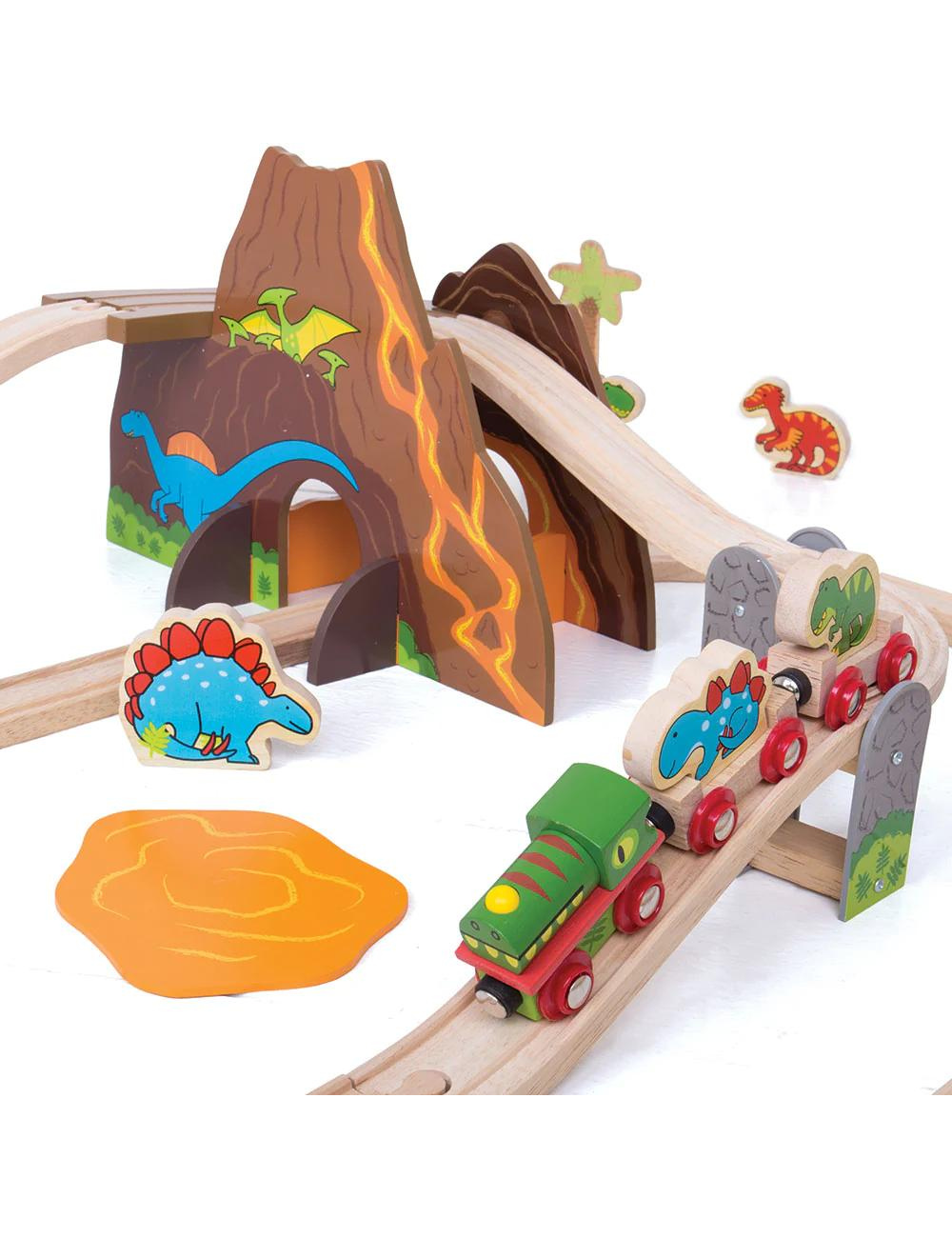 Dinosaur Railway Set