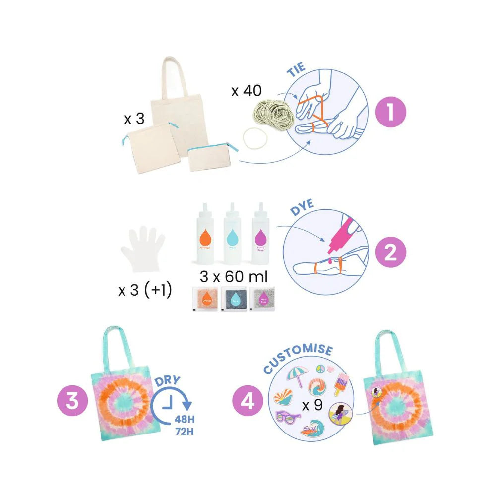 Djeco Do It Yourself Tie Dye Kit