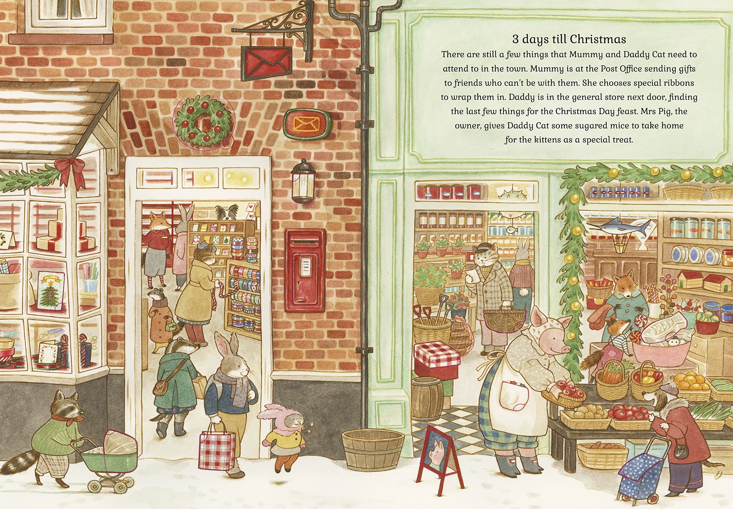 Cat Family Christmas Lift the Flap