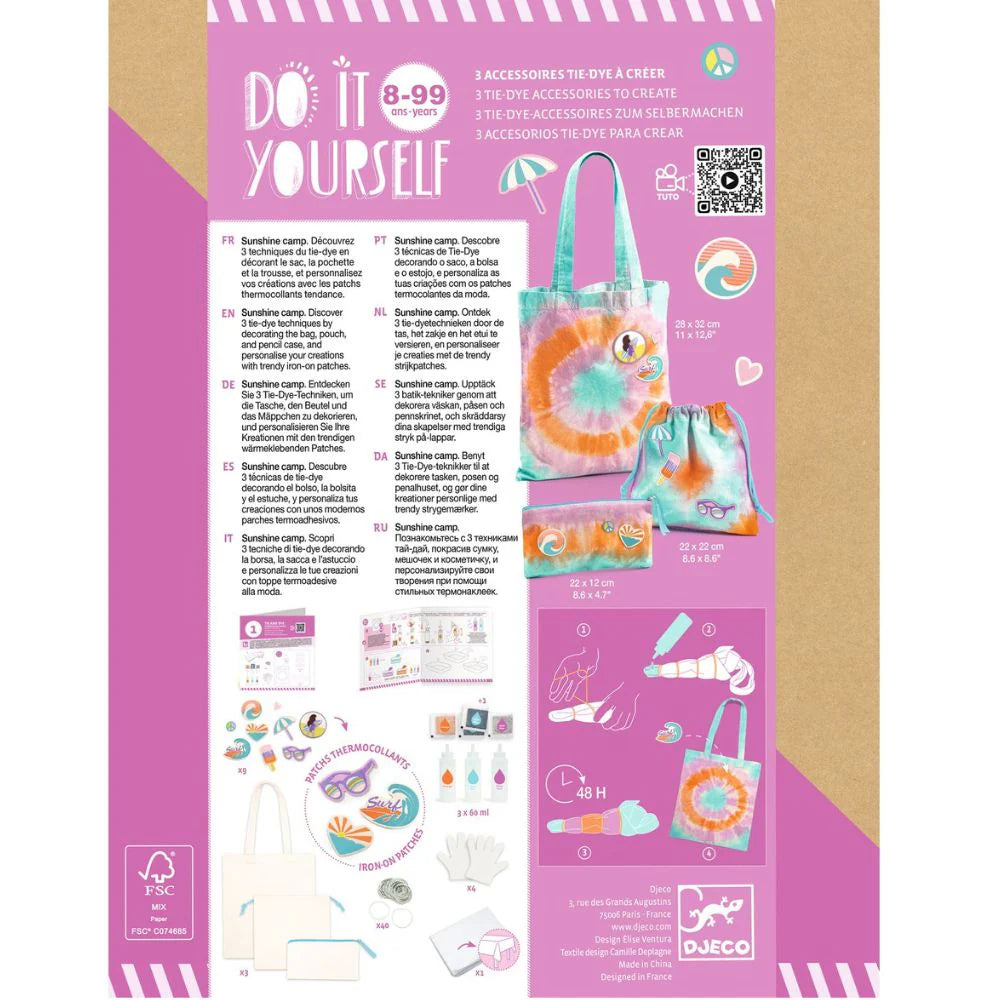 Djeco Do It Yourself Tie Dye Kit
