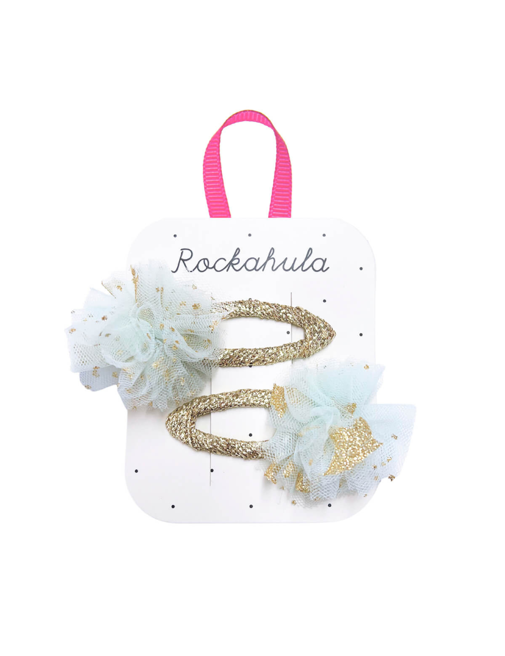 Sparkle Star Tulle Ruffle Clips