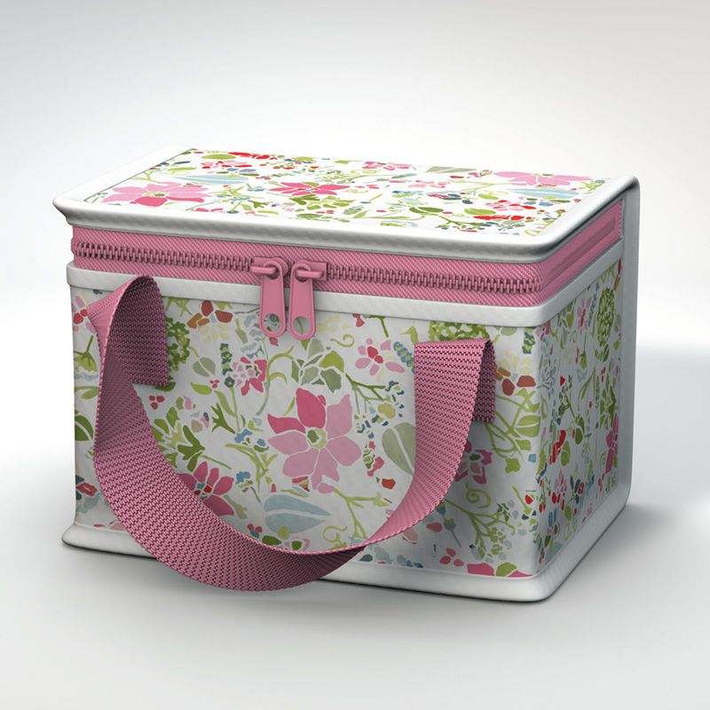 Recycled RPET Lunch Bag - Julie Dodsworth Pink Botanical