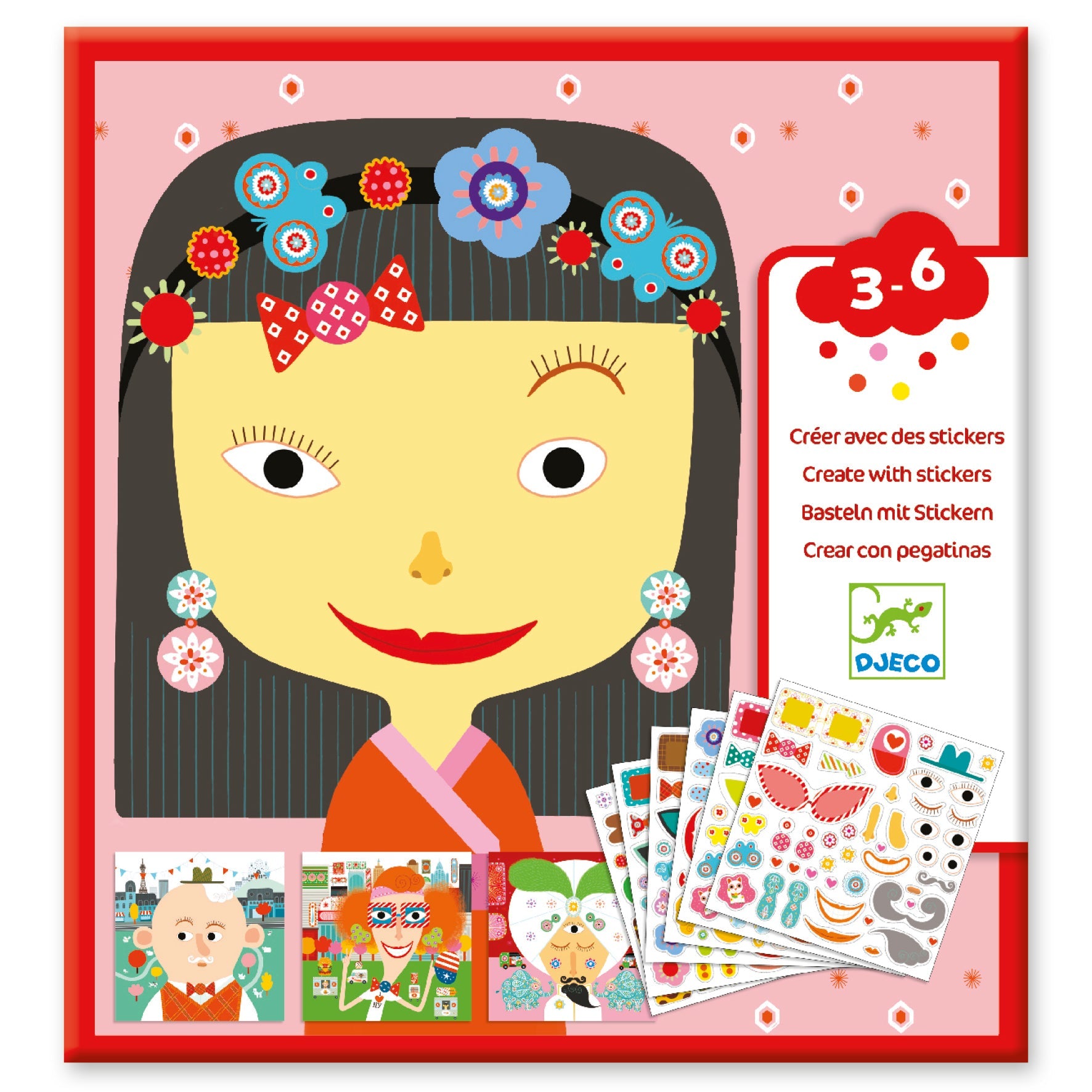 Djeco Stickers - All Different