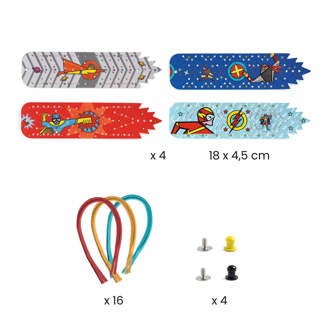 Do It Yourself Superhero Bracelets