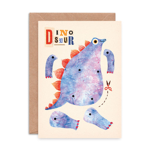 Dino pop out card