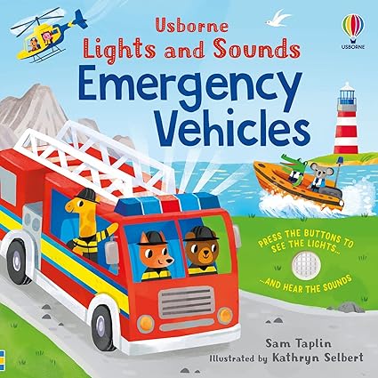 Emergency Vehicles Lights and Sounds Book