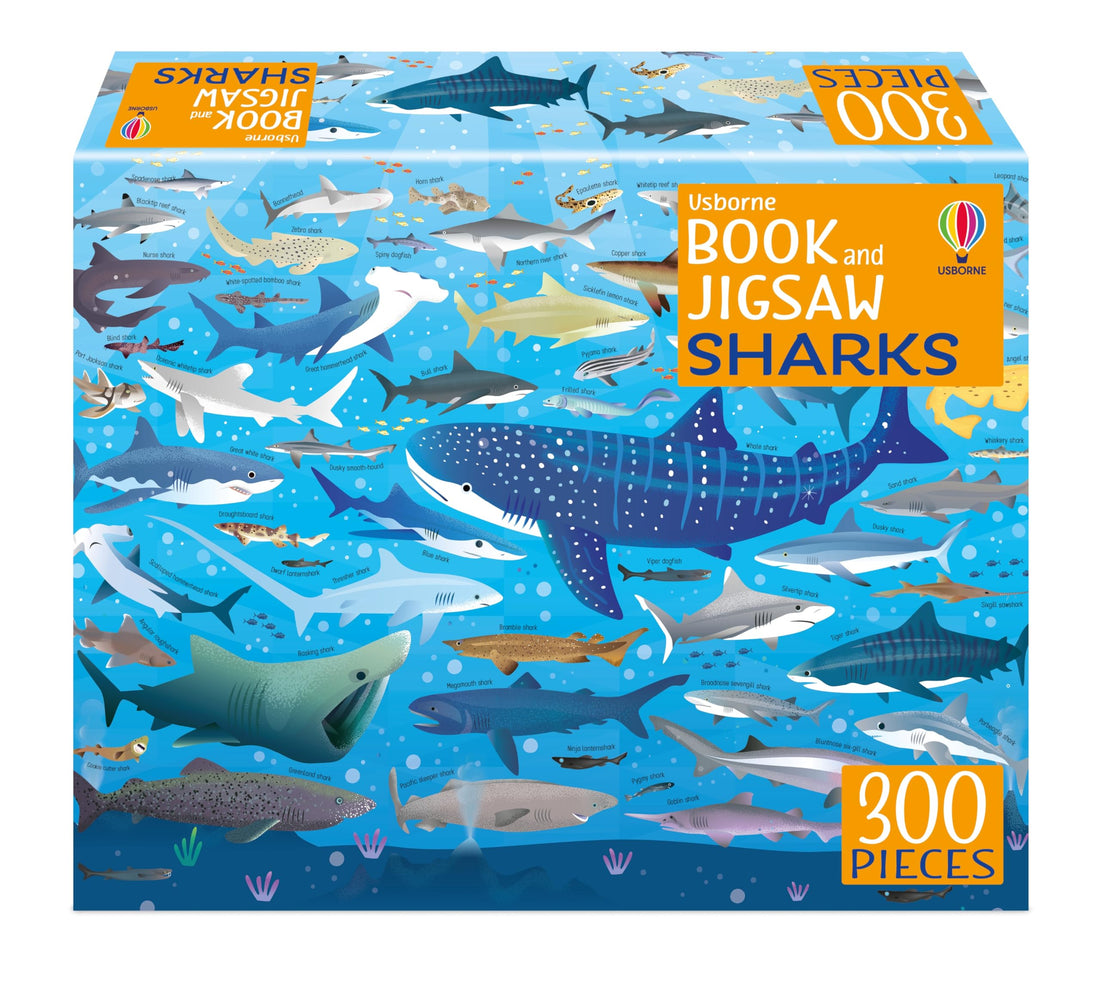 Book and Jigsaw: Sharks
