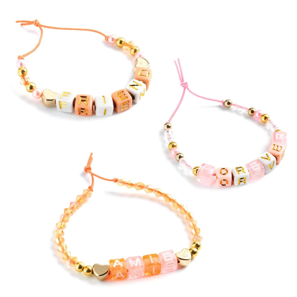Alphabet Beads - Gold