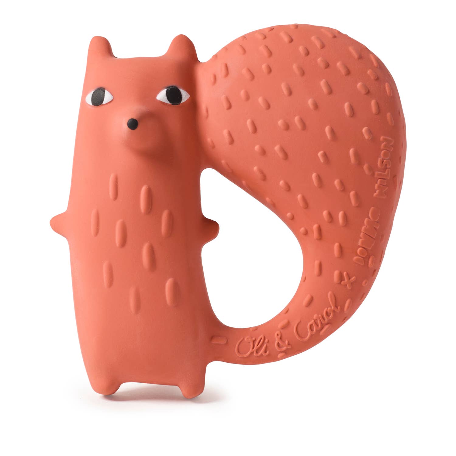 Cyril Squirrel Fox - Natural Baby Teether