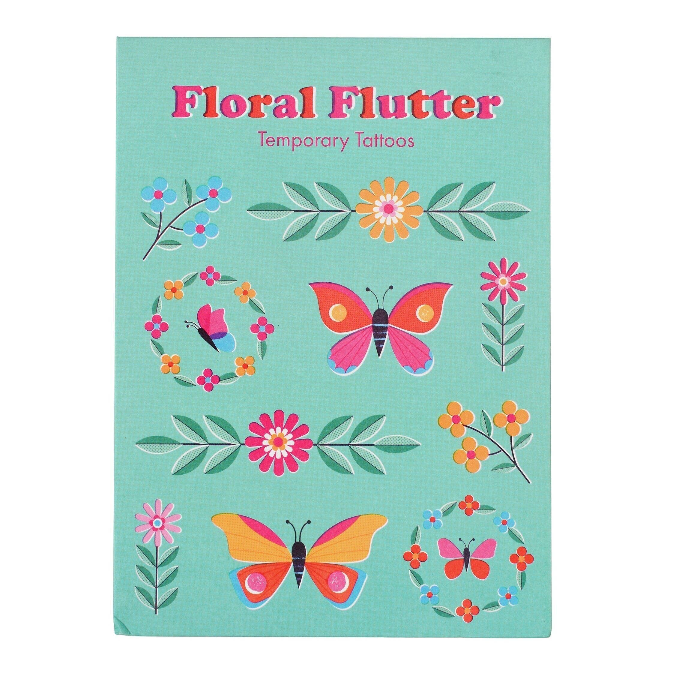 Temporary Tattoos - Floral Flutter