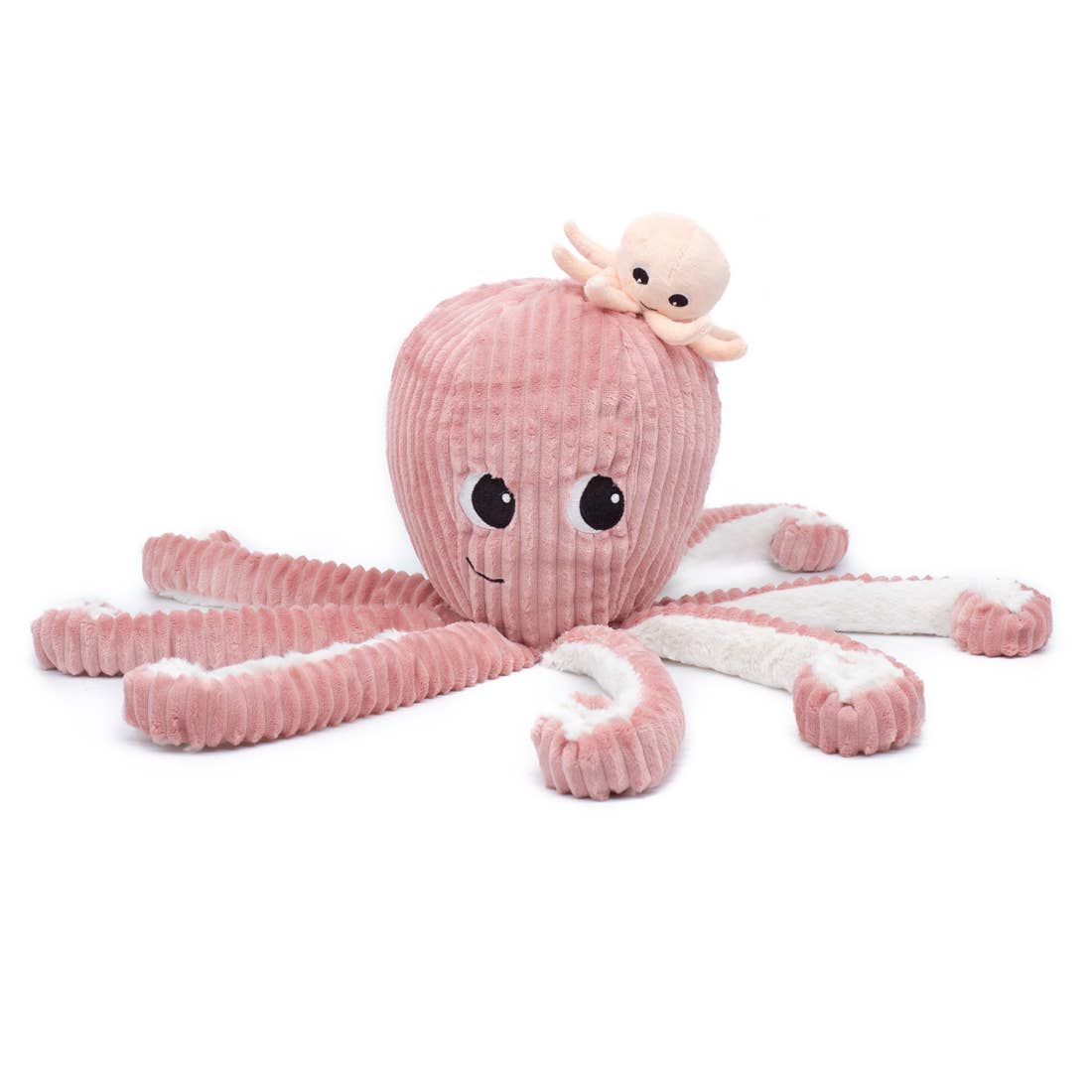 Olly The Octopuss Mum & Baby Pink - Plush Toy
