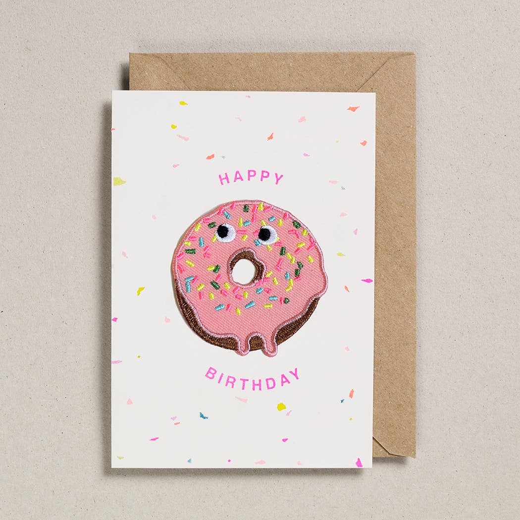 Patch Cards Doughnut