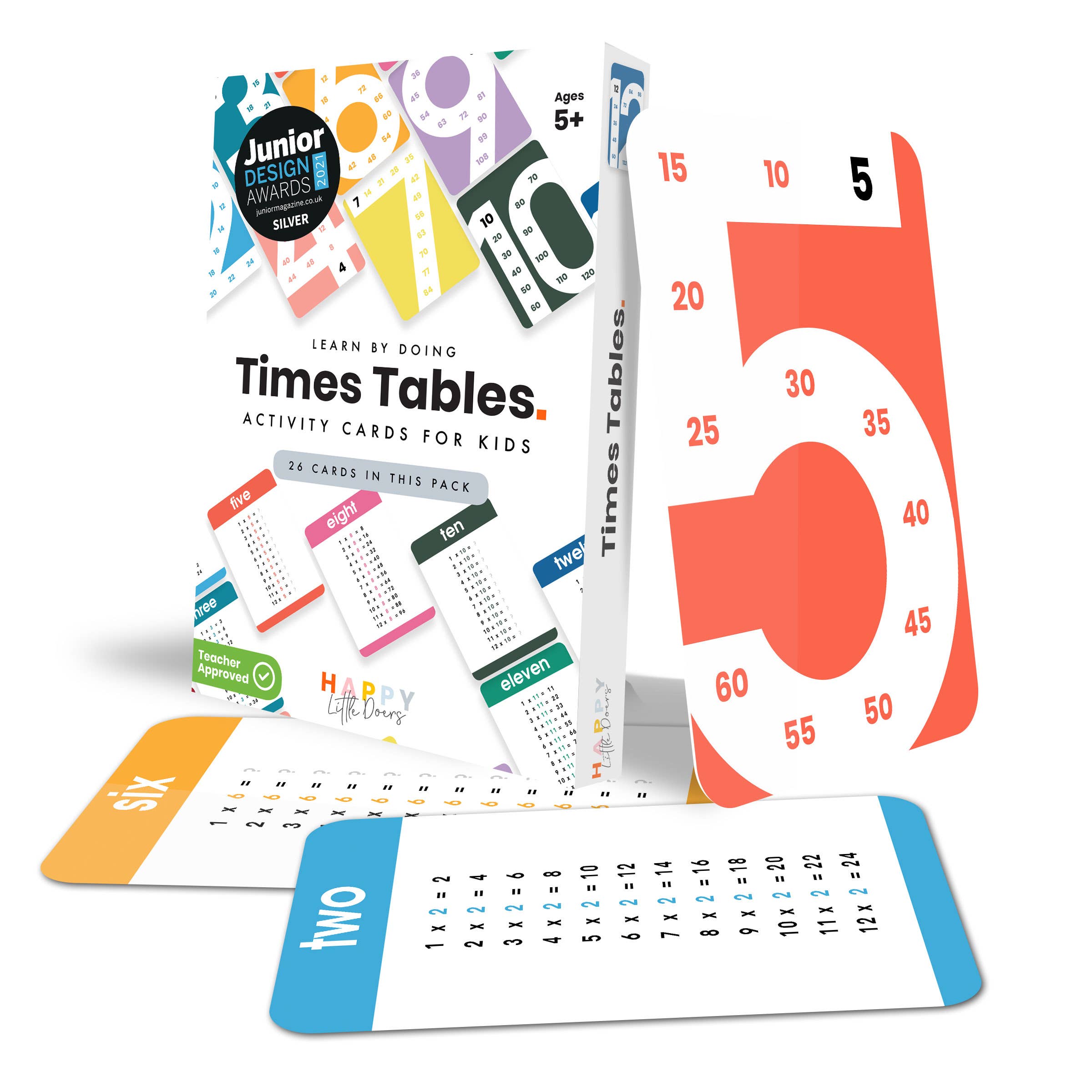 Times Tables Activity Flashcards for Kids