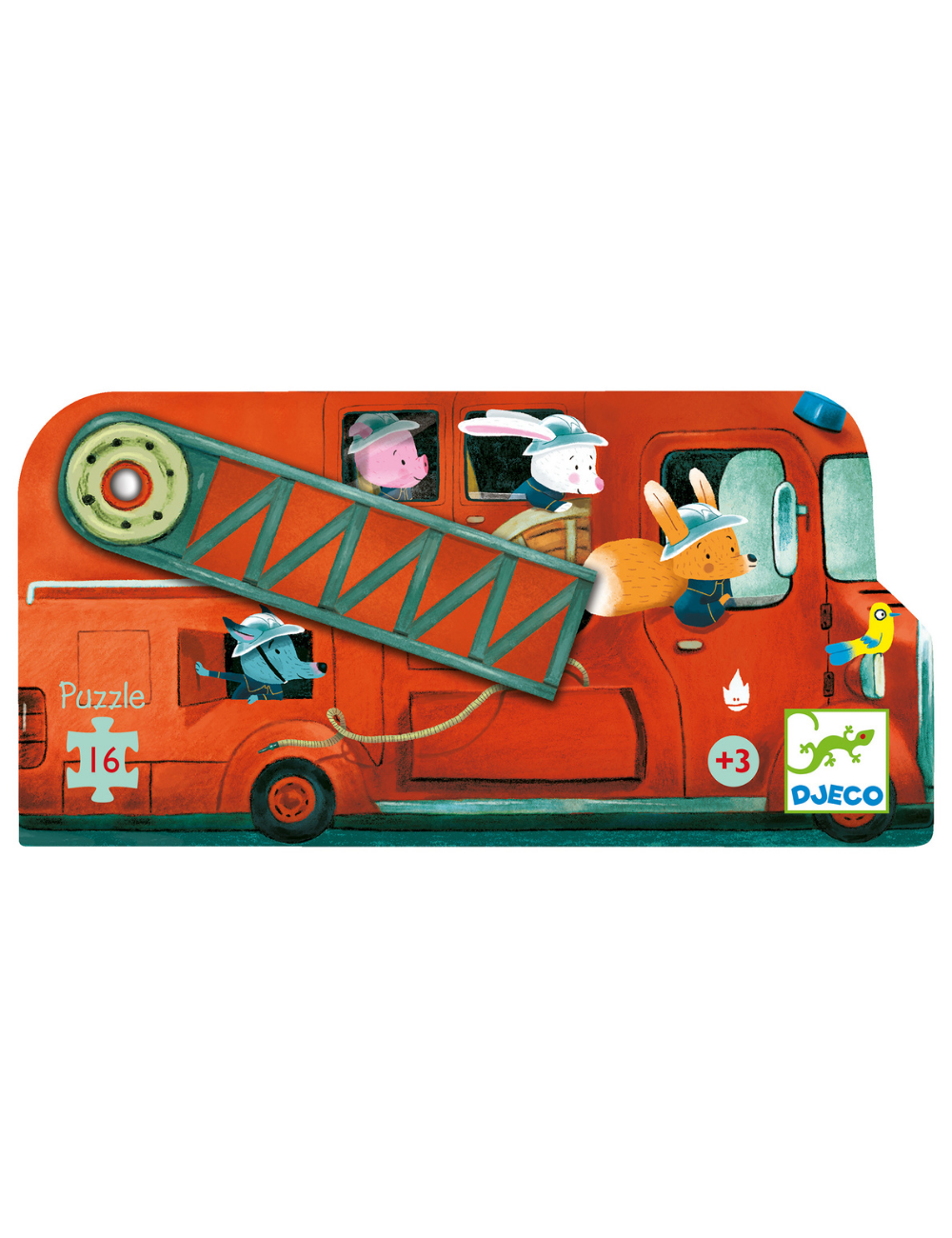 Fire Engine Puzzle - 16pcs